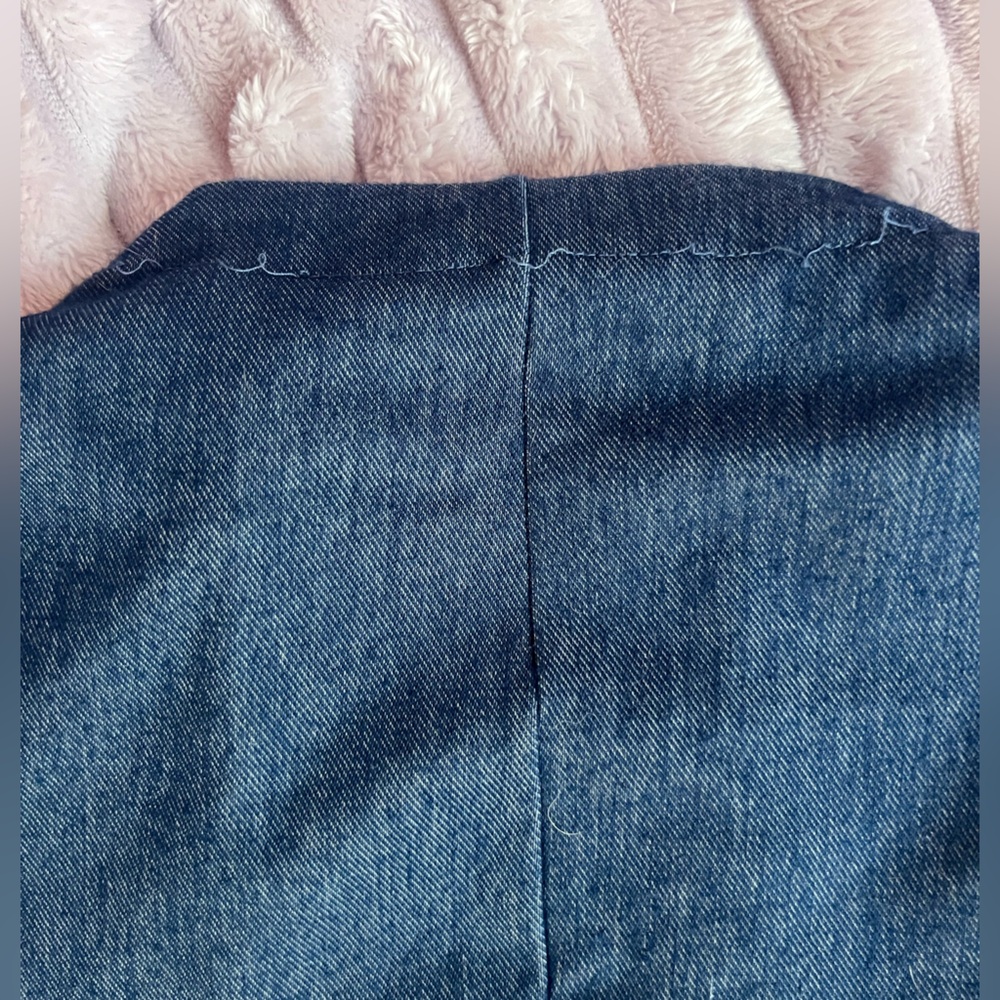🫶 Naked Wardrobe Denim Look Bodysuit Romper | Large | Pre-Loved & Priced to Move - Picture 8 of 11